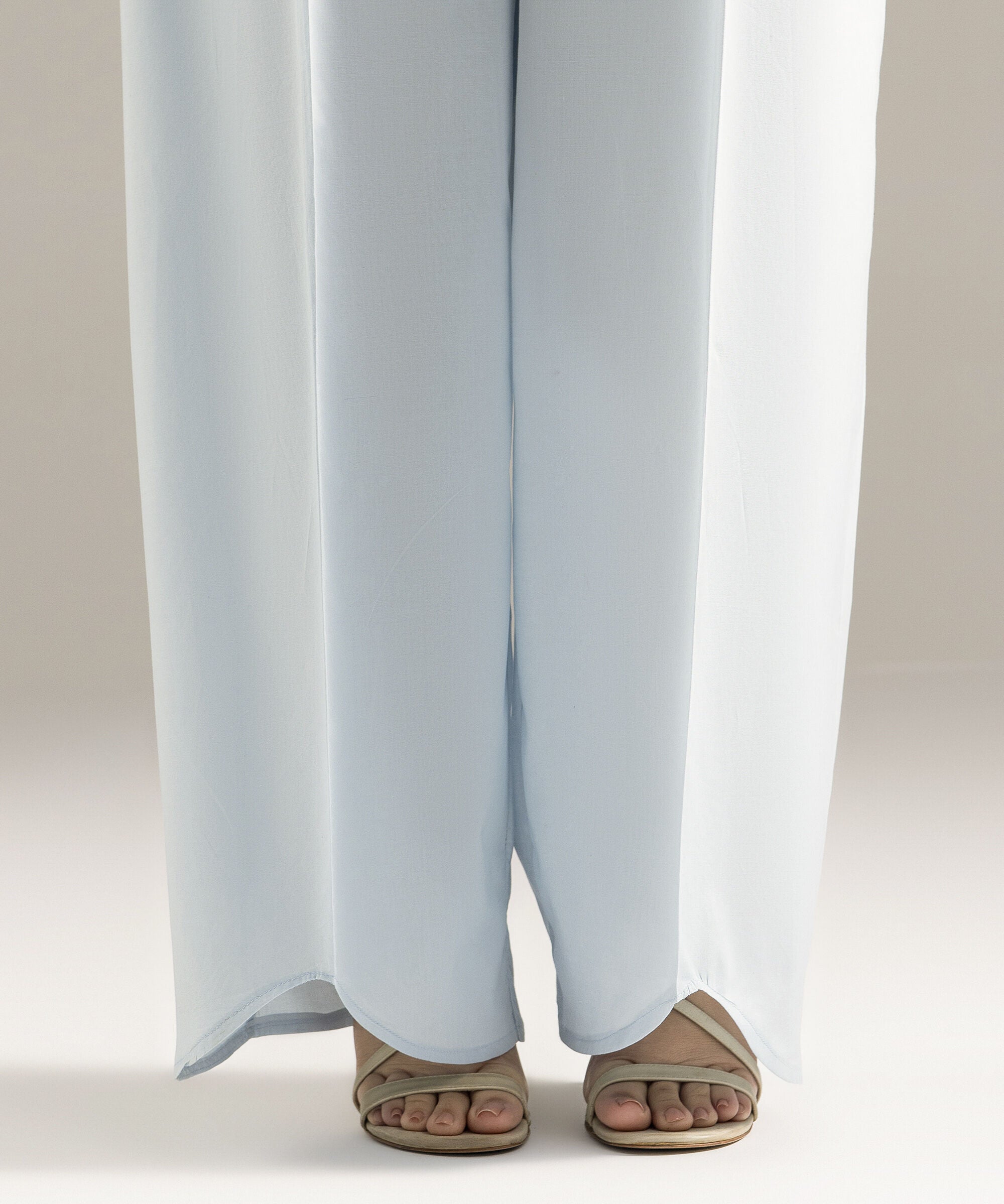 Solid Cambric Flared Pants PRW26CMV954T