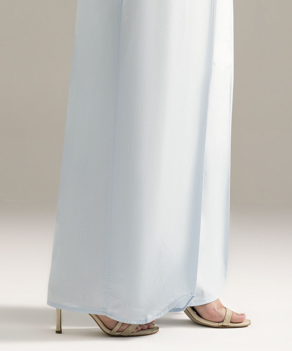 Solid Cambric Flared Pants PRW26CMV954T