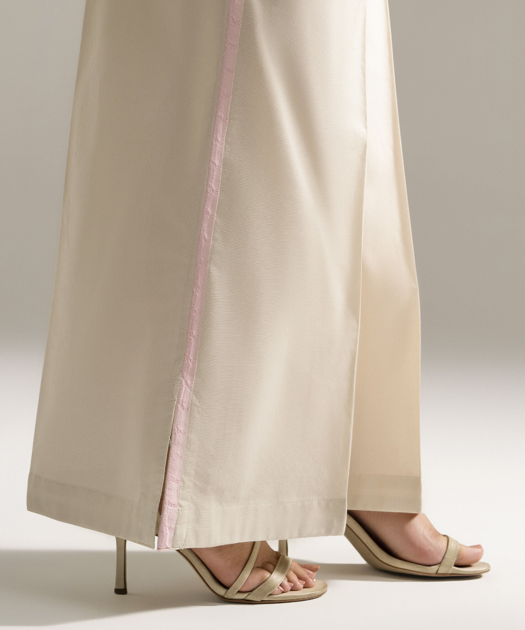 Solid Cambric Flared Pants PRW26CMV955T