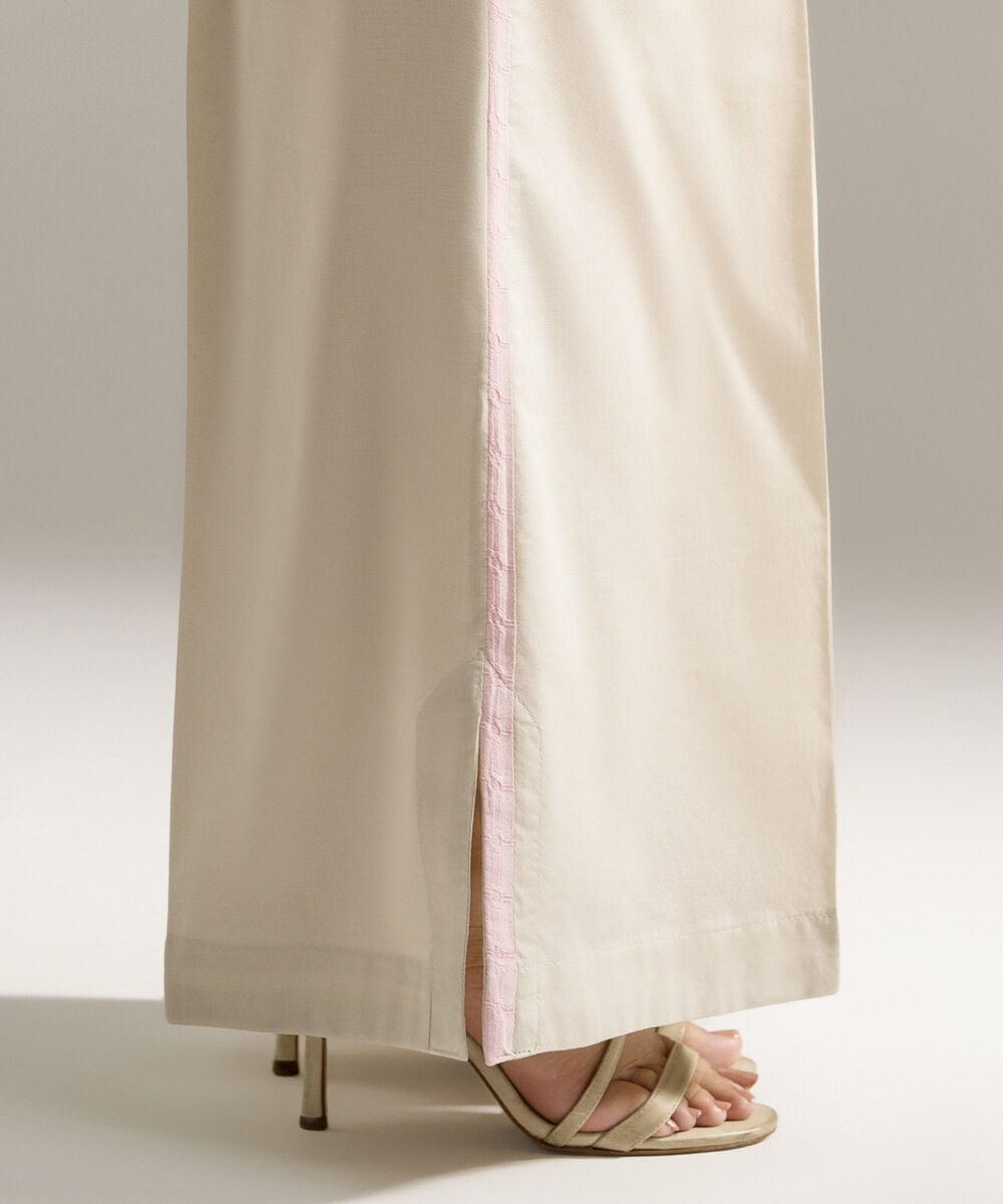 Solid Cambric Flared Pants PRW26CMV955T