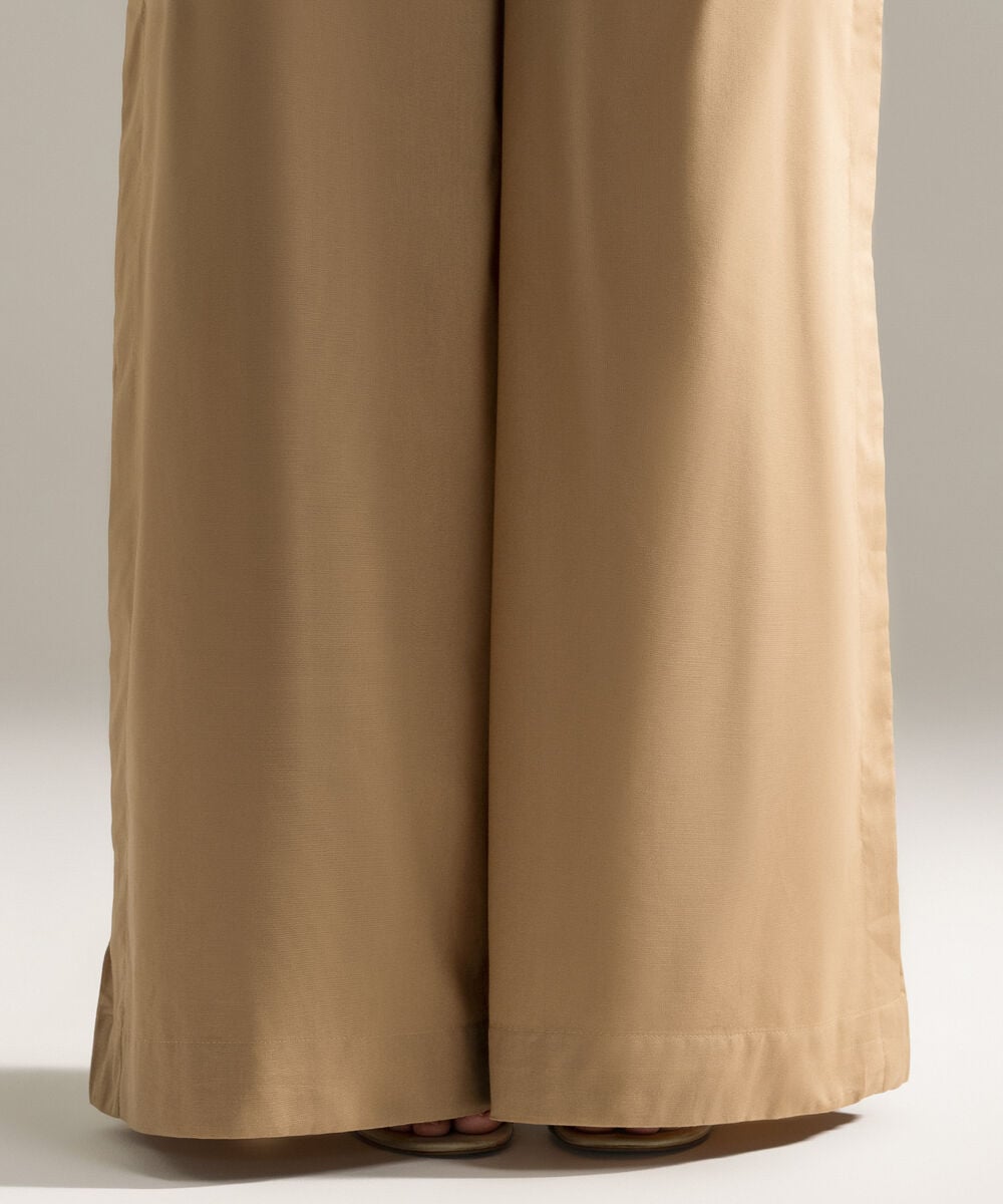 Solid Cambric Flared Pants PRW26CMV956T