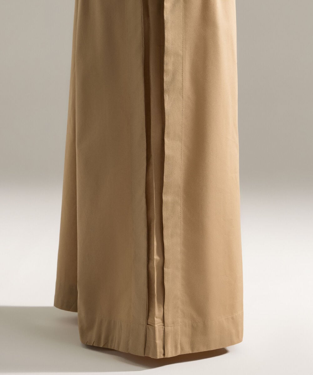 Solid Cambric Flared Pants PRW26CMV956T
