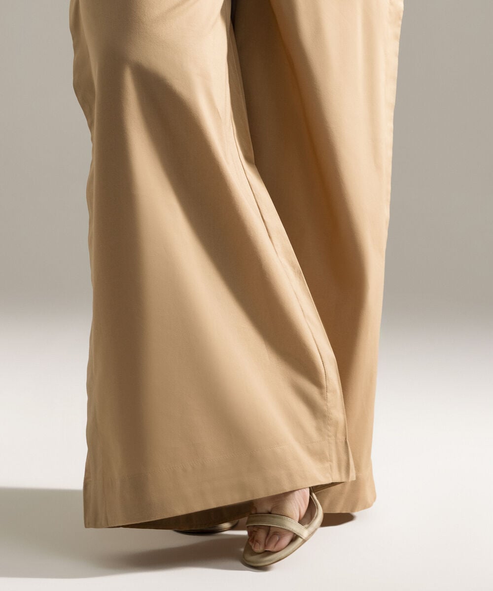 Solid Cambric Flared Pants PRW26CMV956T