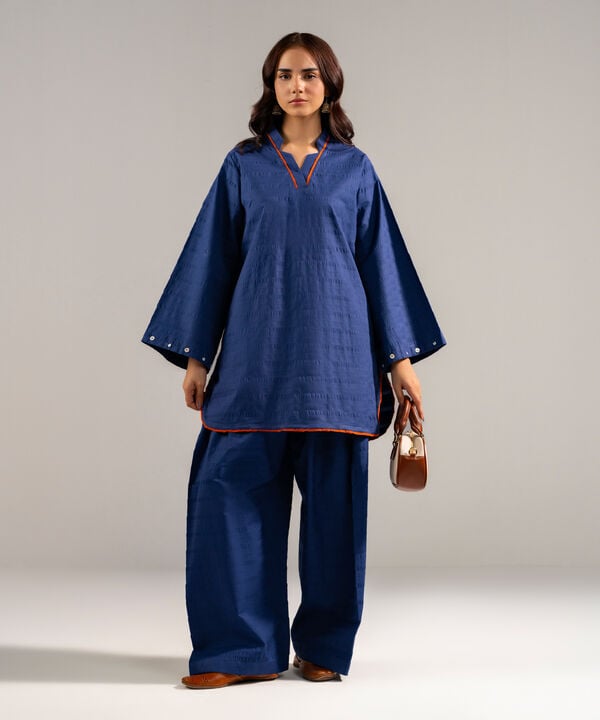 2 Piece - Solid Seersucker Suit