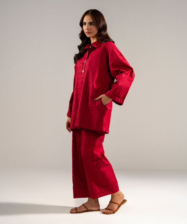 2 Piece - Solid Seersucker Suit