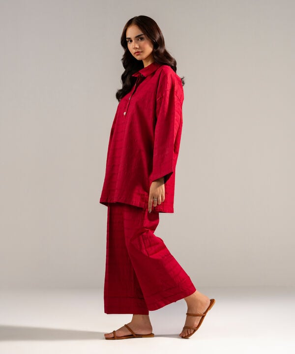 2 Piece - Solid Seersucker Suit
