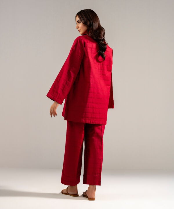 2 Piece - Solid Seersucker Suit