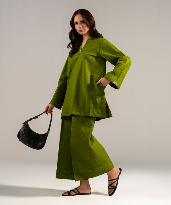 2 Piece - Solid Seersucker Suit