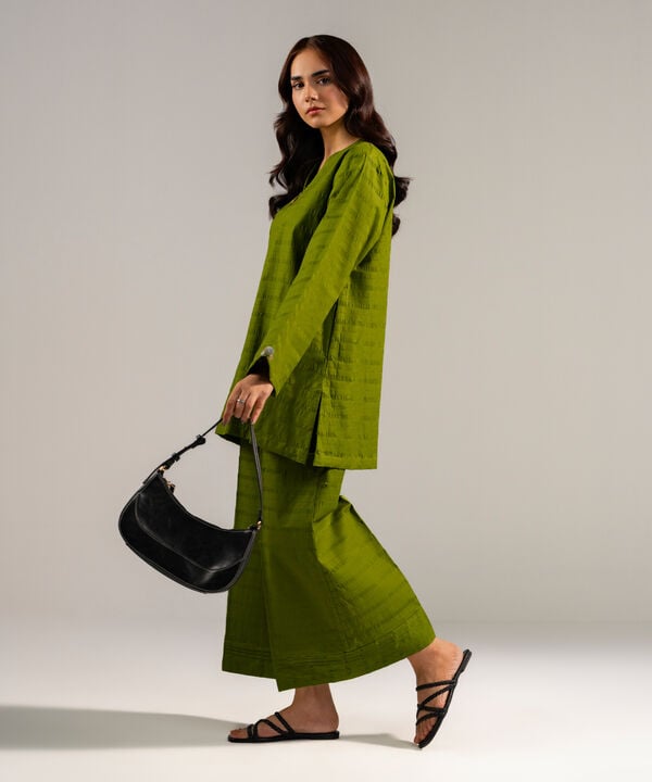2 Piece - Solid Seersucker Suit