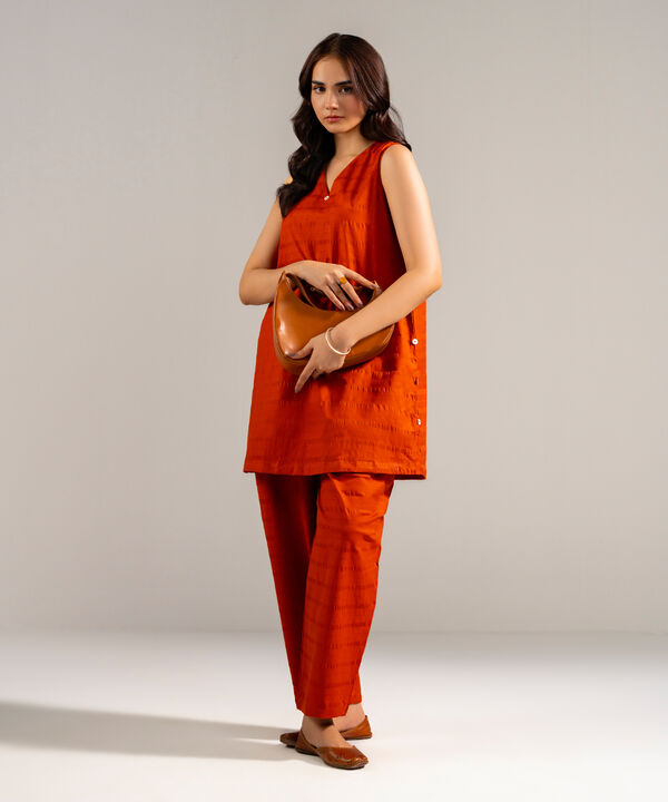 2 Piece - Solid Seersucker Suit