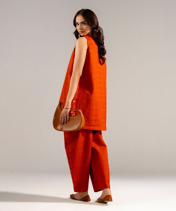 2 Piece - Solid Seersucker Suit