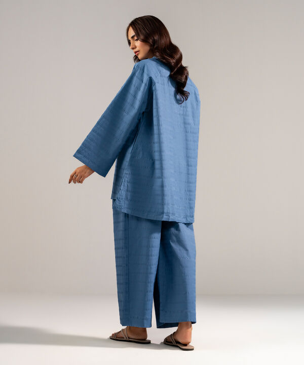 2 Piece - Solid Seersucker Suit