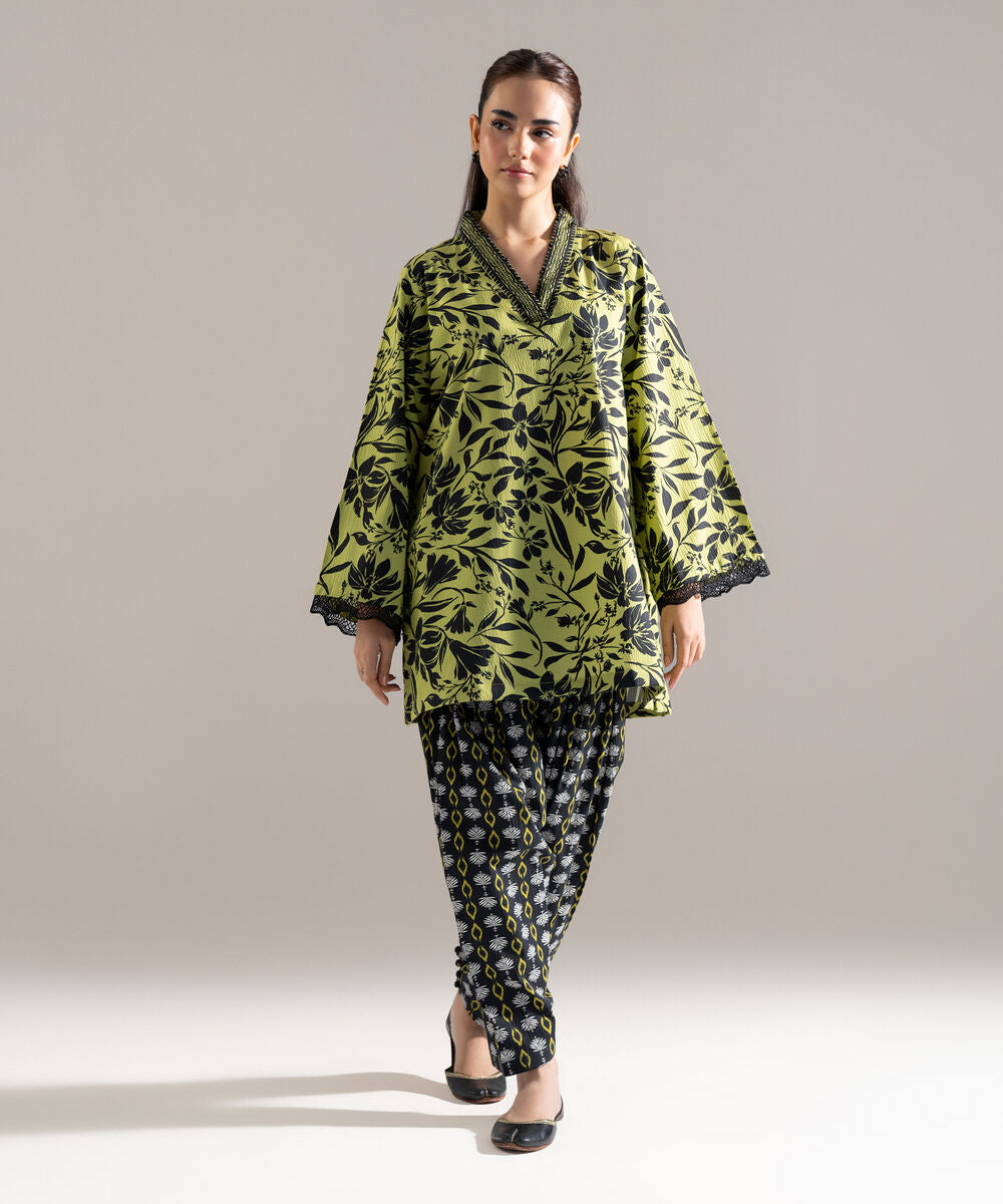 Printed Seersucker Shirt PRW26CTV702S