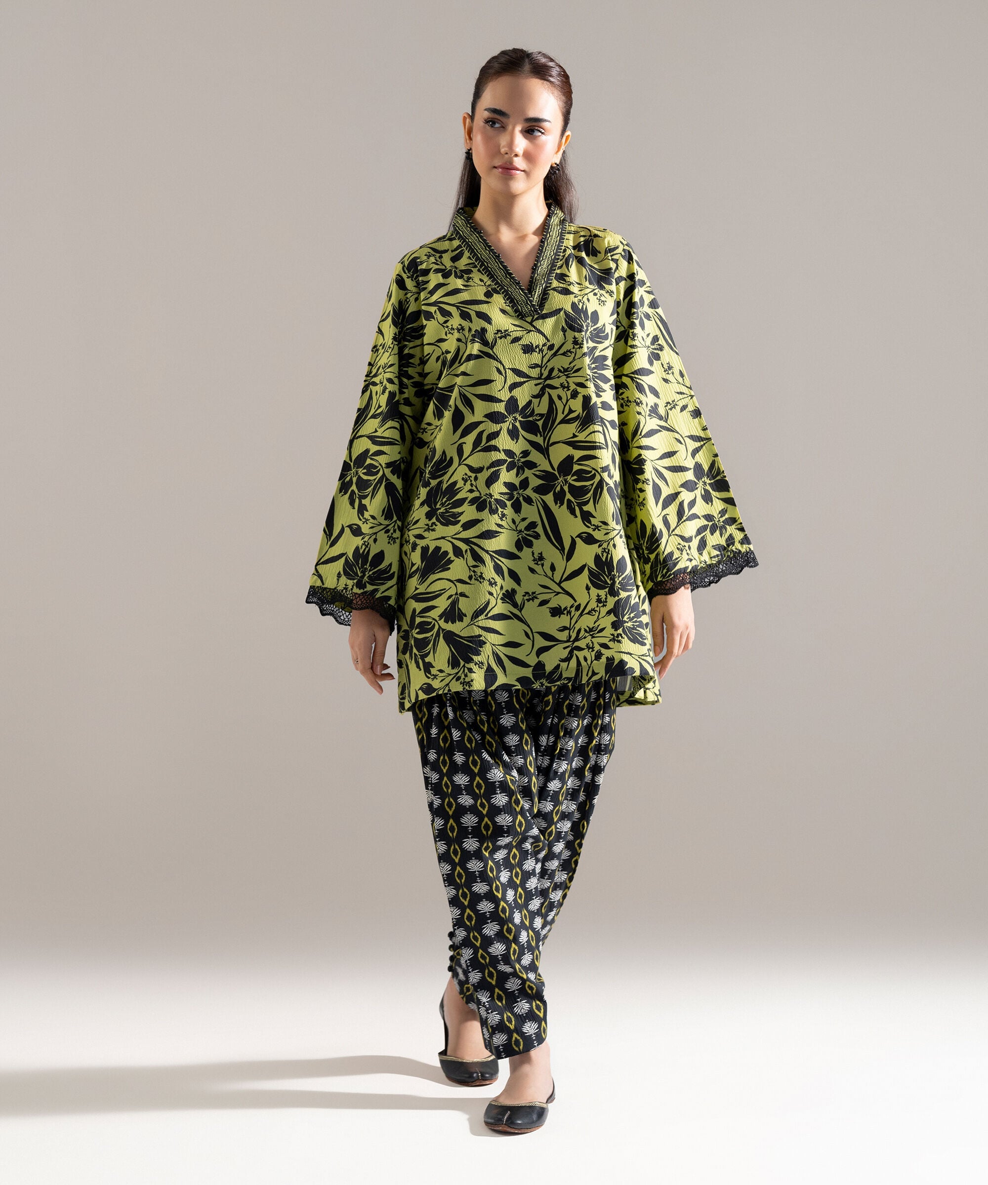 Printed Seersucker Shirt PRW26CTV702S