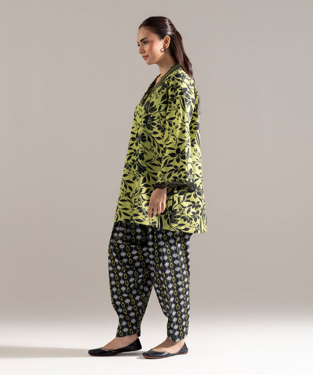 Printed Seersucker Shirt PRW26CTV702S