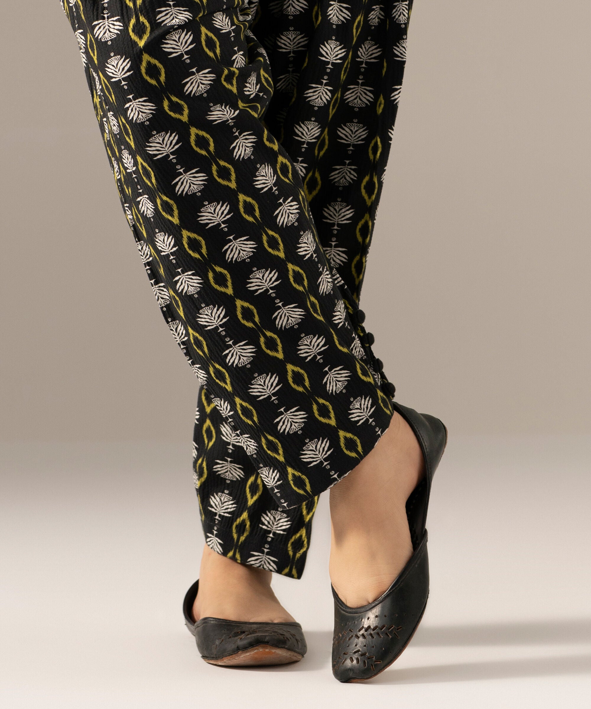 Printed Seersucker Shalwar PRW26CTV702T