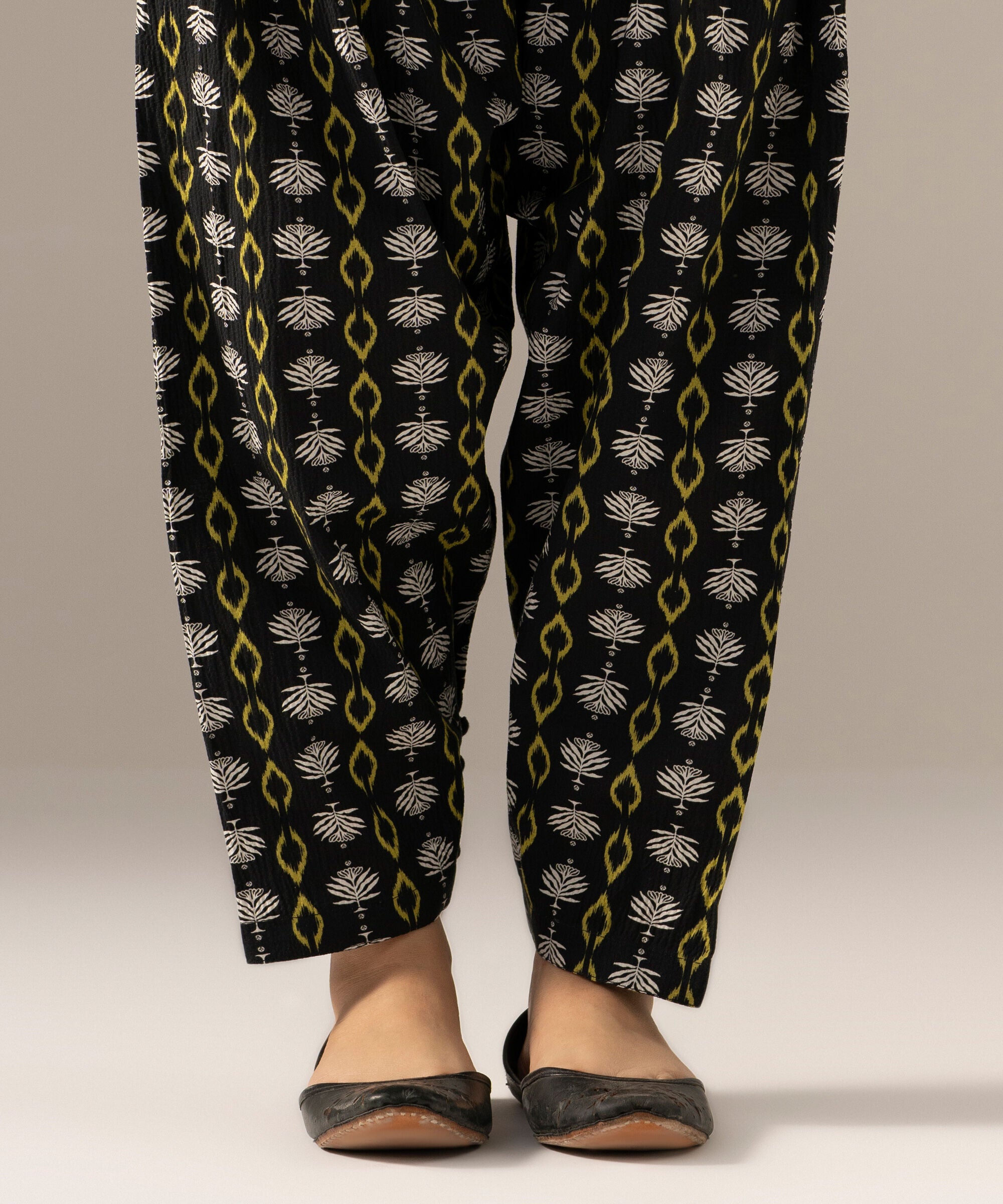 Printed Seersucker Shalwar PRW26CTV702T