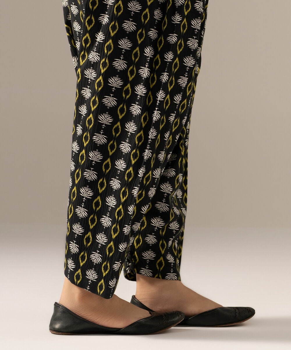 Printed Seersucker Shalwar PRW26CTV702T