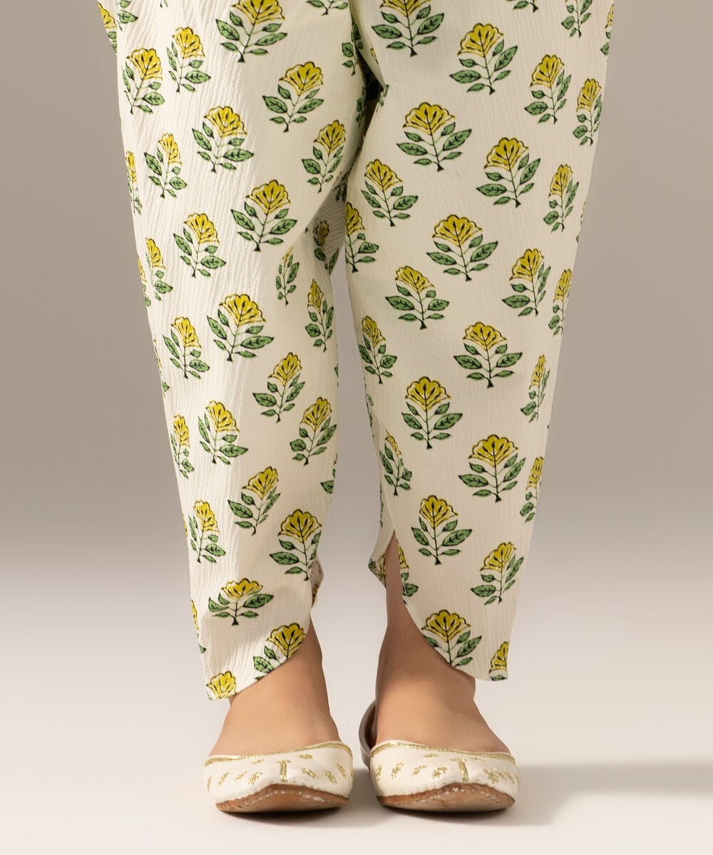Printed Seersucker Tulip Shalwar PRW26CTV703T