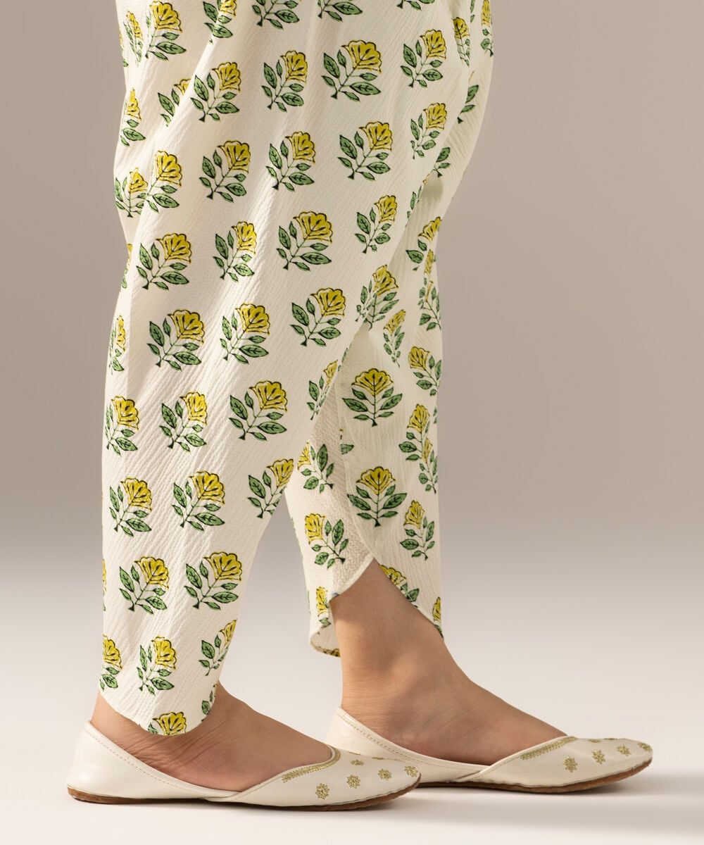 Printed Seersucker Tulip Shalwar PRW26CTV703T