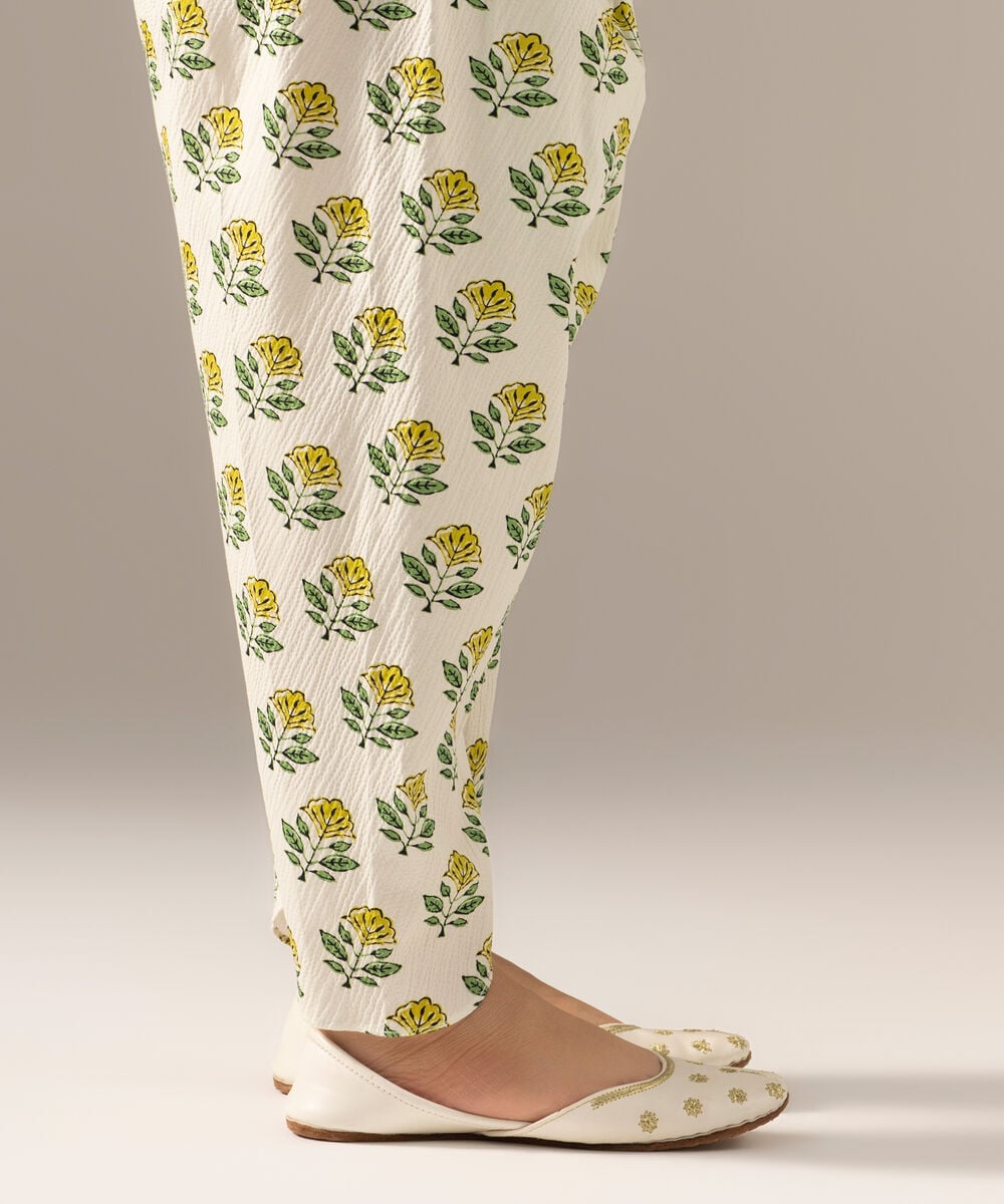 Printed Seersucker Tulip Shalwar PRW26CTV703T