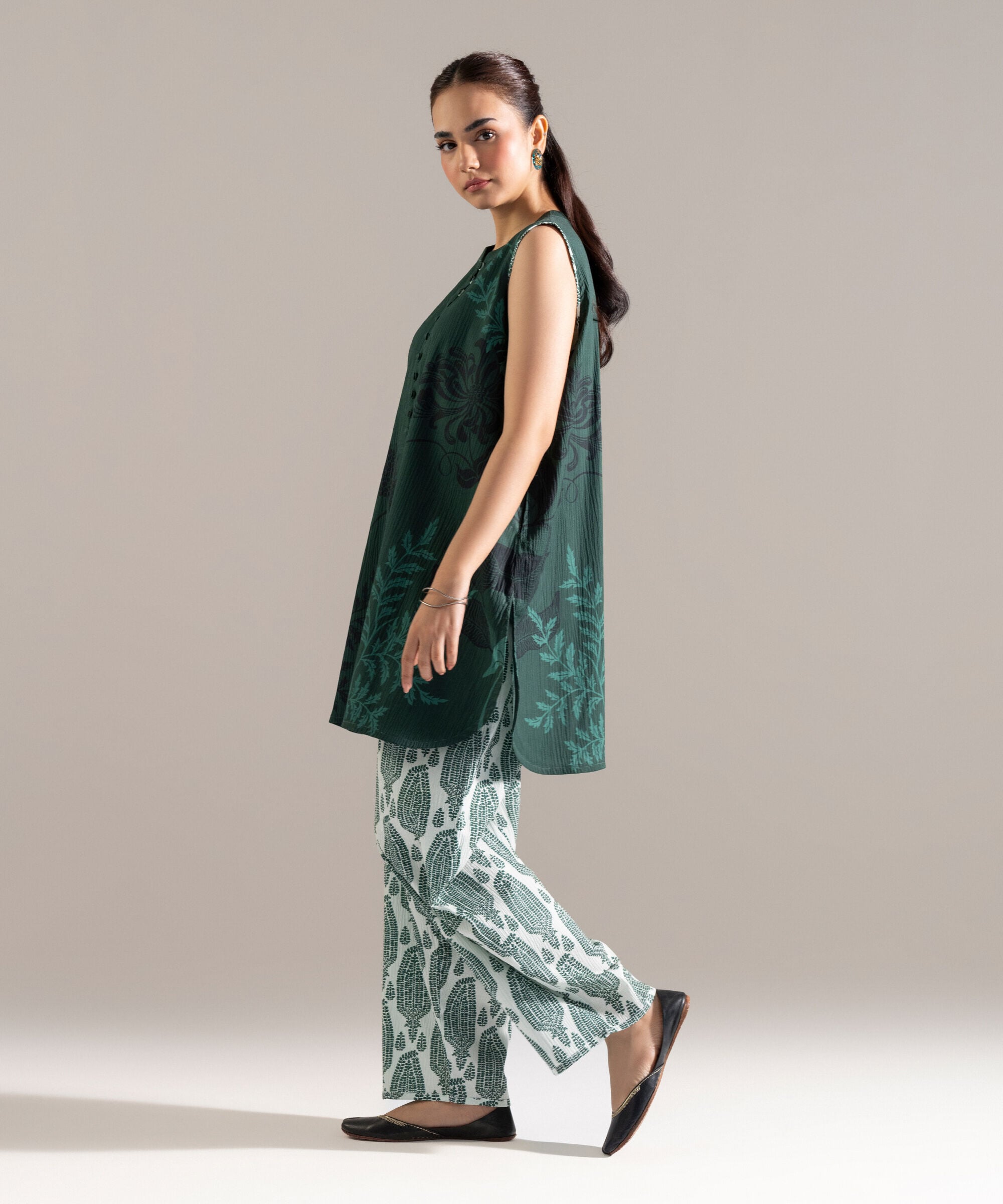Printed Seersucker Shirt PRW26CTV707S