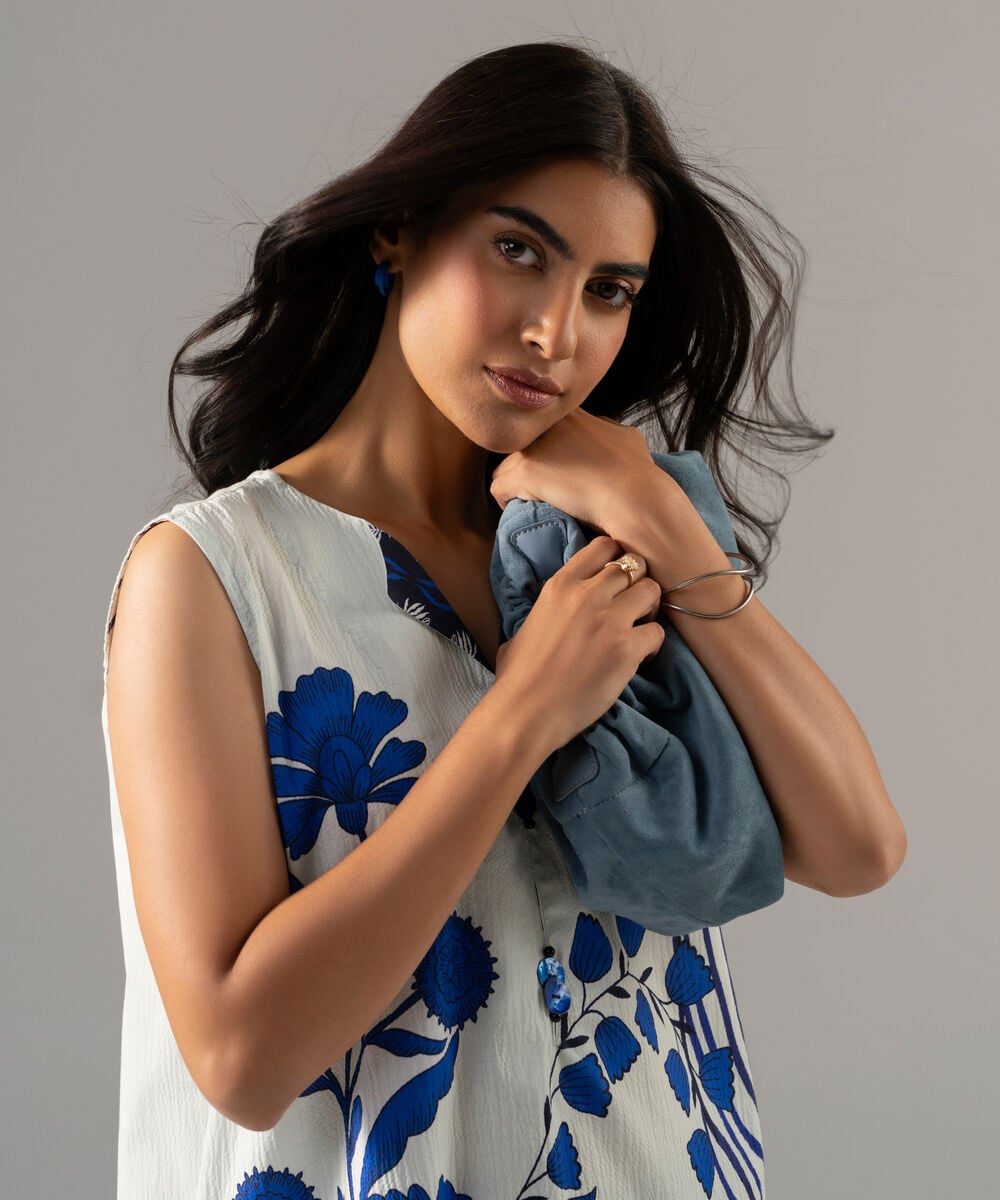 Printed Seersucker Shirt PRW26CTV708S