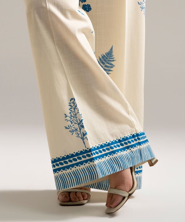Printed Crosshatch Culottes