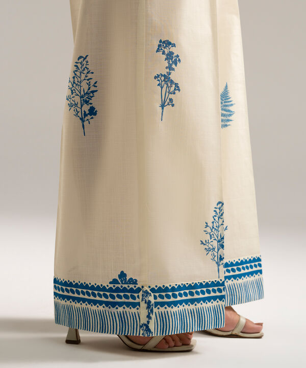 Printed Crosshatch Culottes