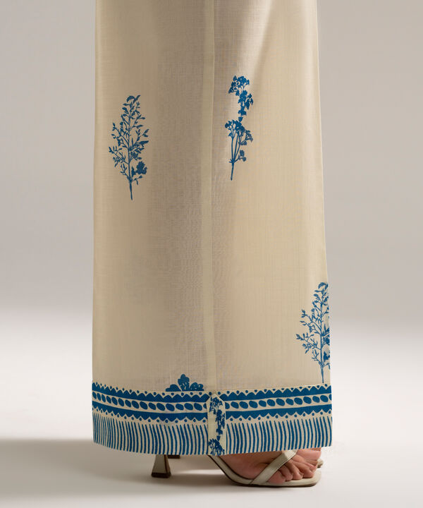 Printed Crosshatch Culottes