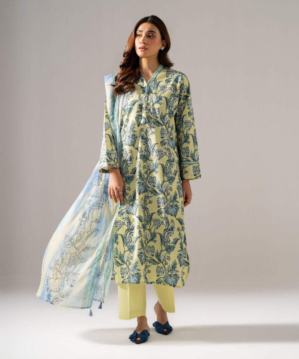Printed Chiffon Dupatta PRW26CV1010D