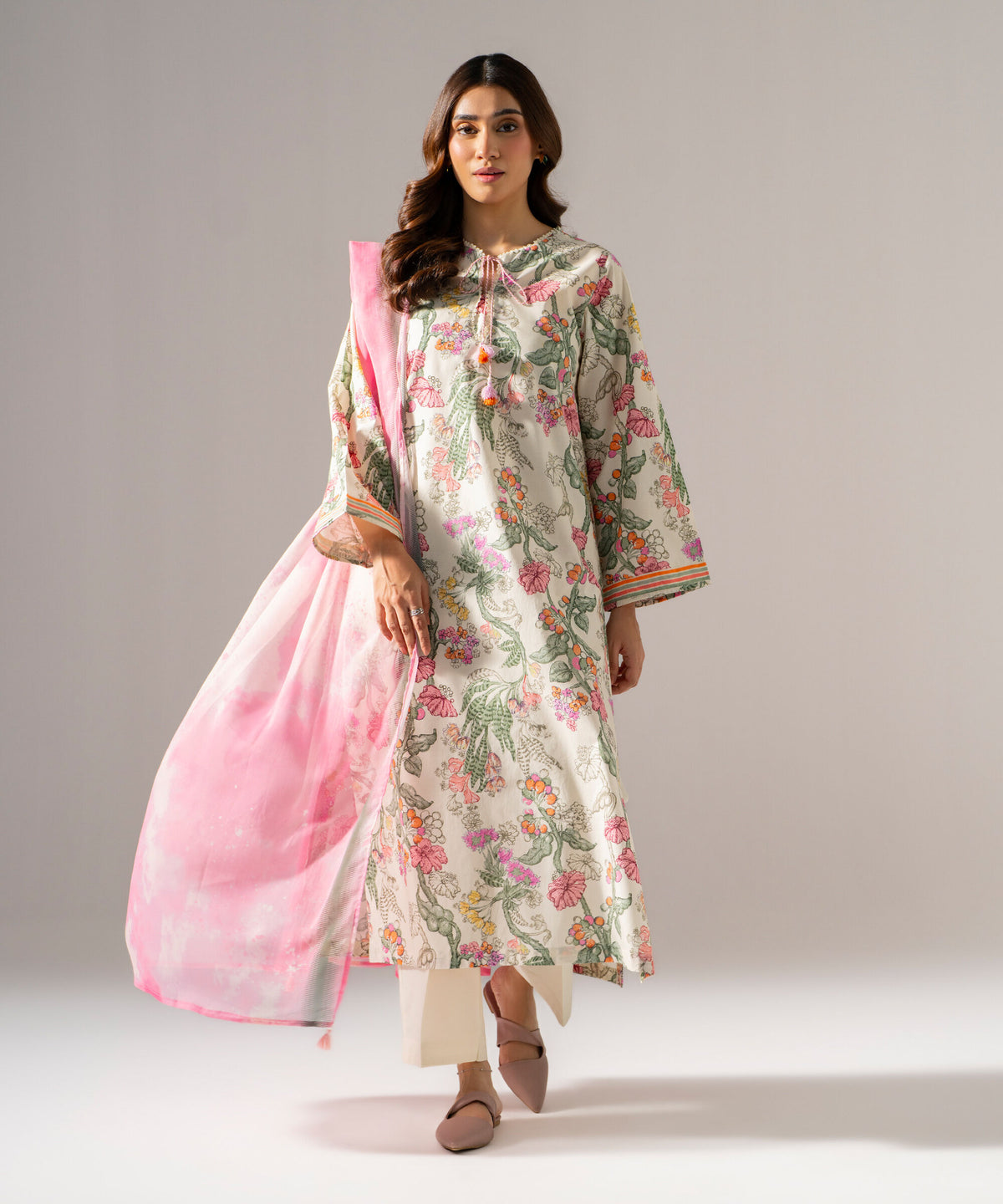 Printed Chiffon Dupatta PRW26CV1011D