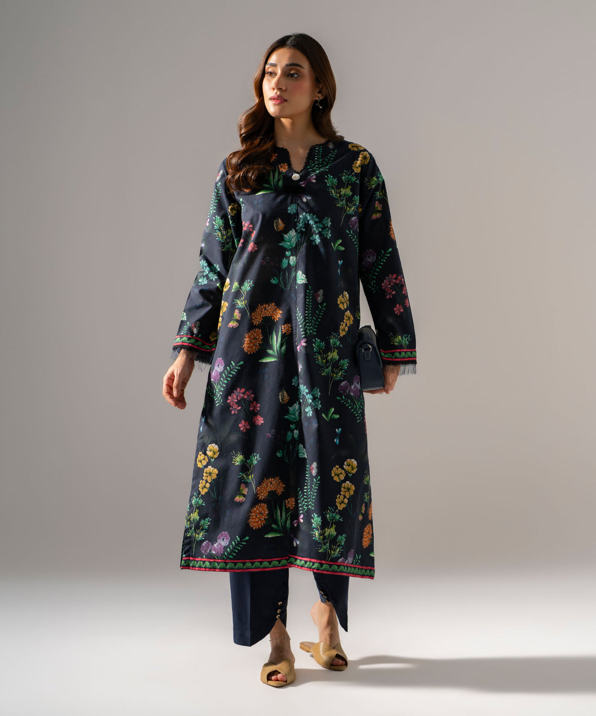 Printed Cambric Shirt PRW26CV1014S