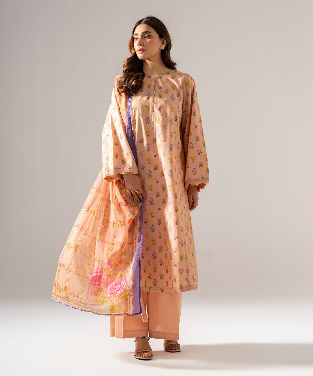 Printed Chiffon Dupatta PRW26CV1016D