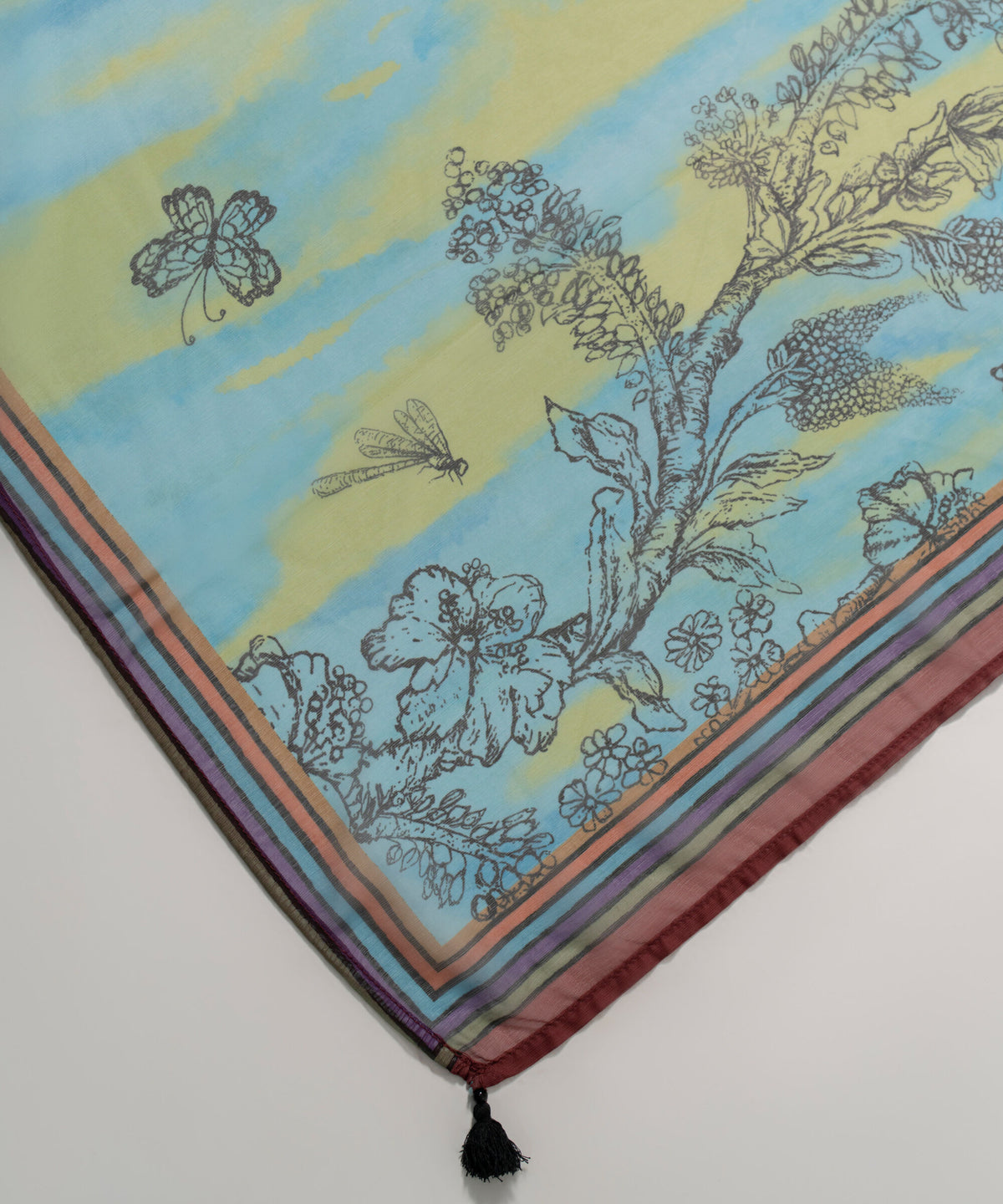 Printed Chiffon Dupatta PRW26CV109DB