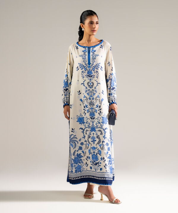 2 Piece - Printed Cotton Viscose Suit