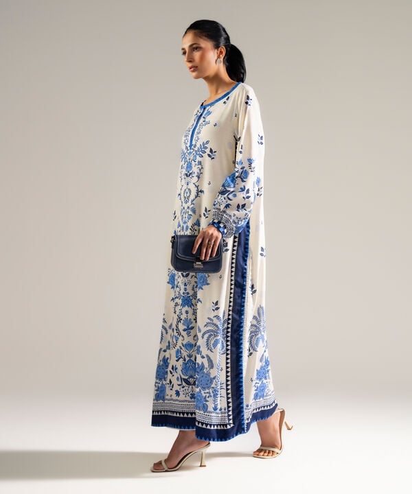2 Piece - Printed Cotton Viscose Suit