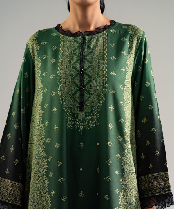 2 Piece - Embroidered Cotton Viscose Suit