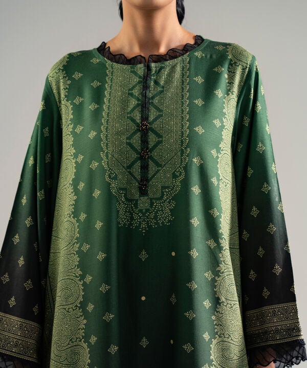 2 Piece - Embroidered Cotton Viscose Suit