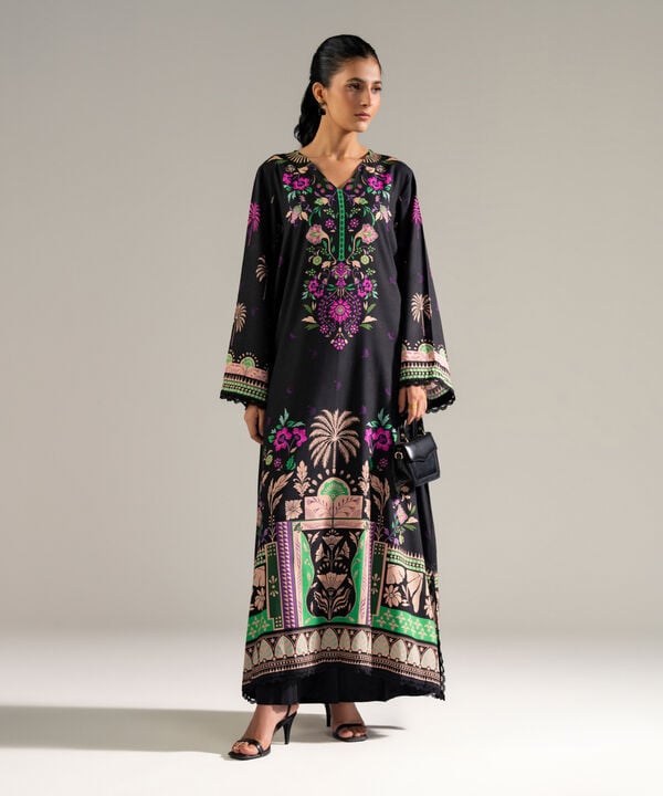 2 Piece - Printed Cotton Viscose Suit