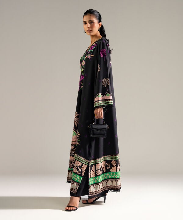 2 Piece - Printed Cotton Viscose Suit