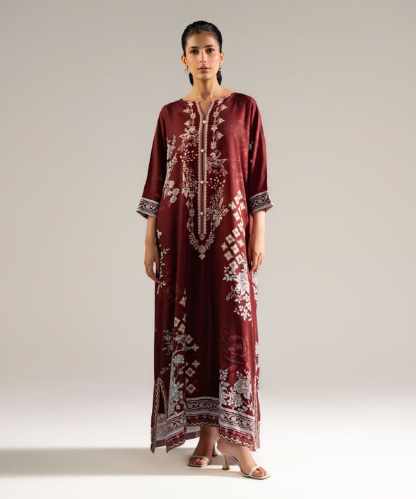 2 Piece - Printed Cotton Viscose Suit