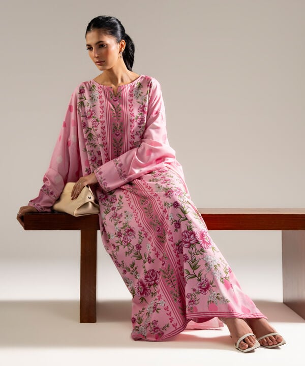2 Piece - Printed Cotton Viscose Suit