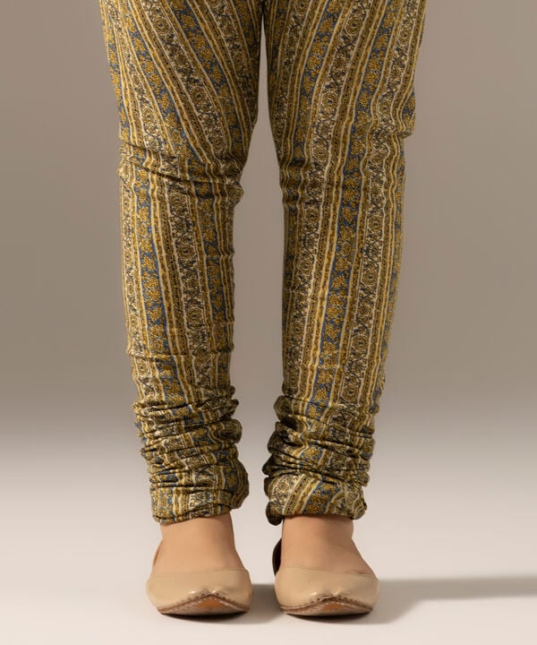Printed Crosshatch Churidar
