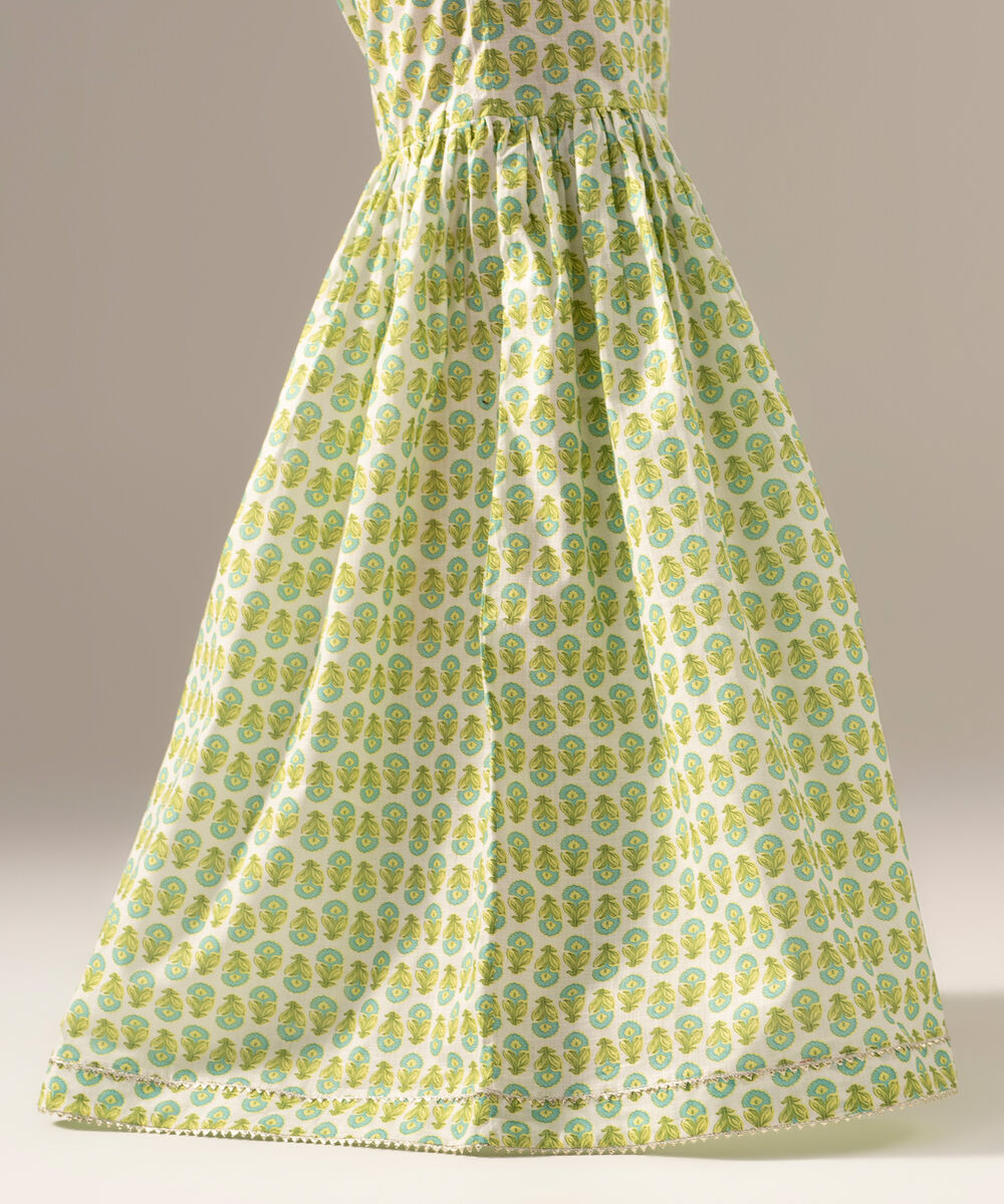 Printed Crosshatch Gharara PRW26CWMV96T