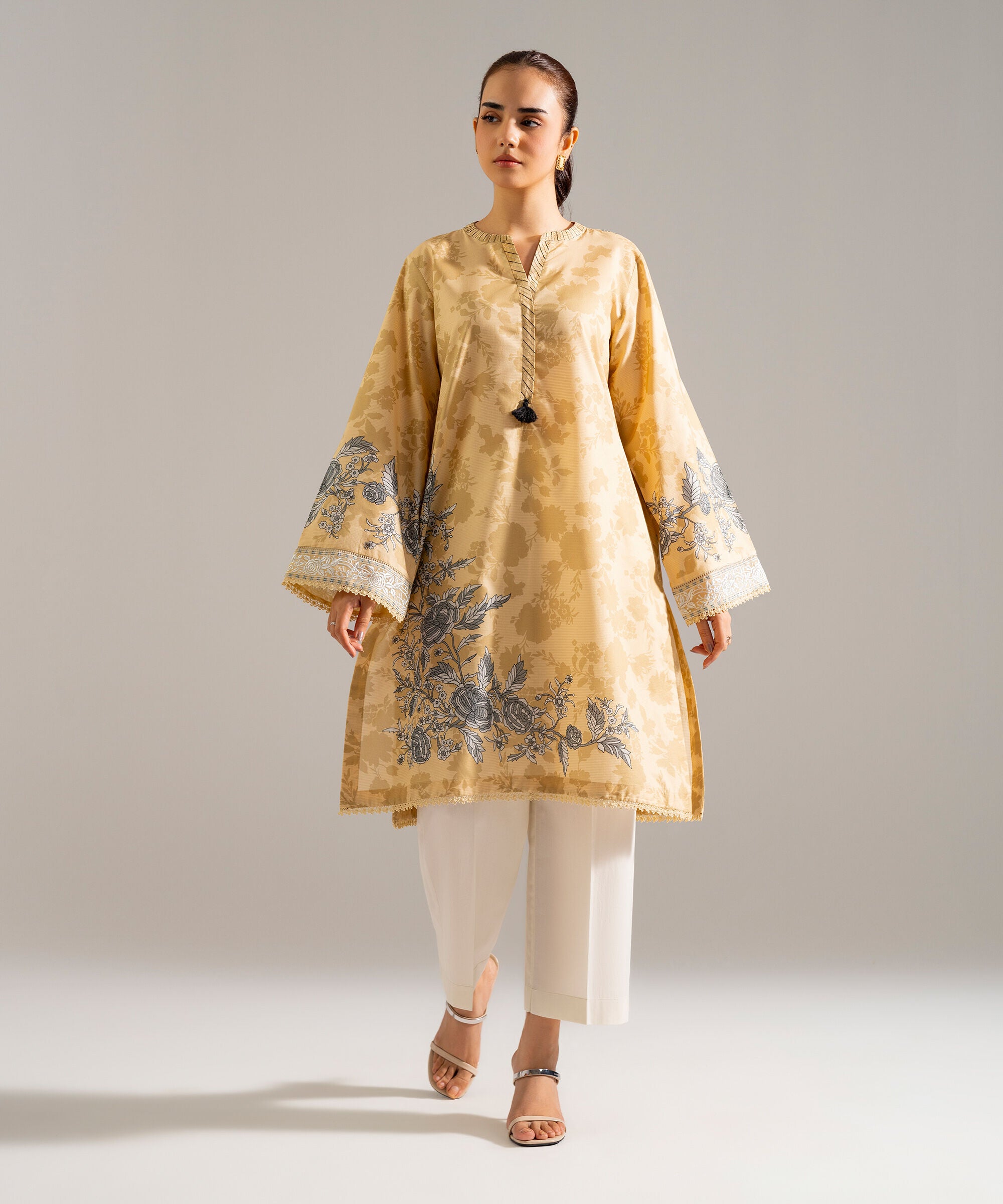 Embroidered Zari Lawn Shirt PRW26HMV917S