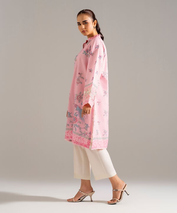 Embroidered Zari Lawn Shirt