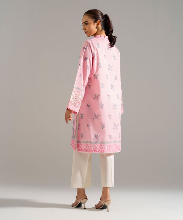 Embroidered Zari Lawn Shirt