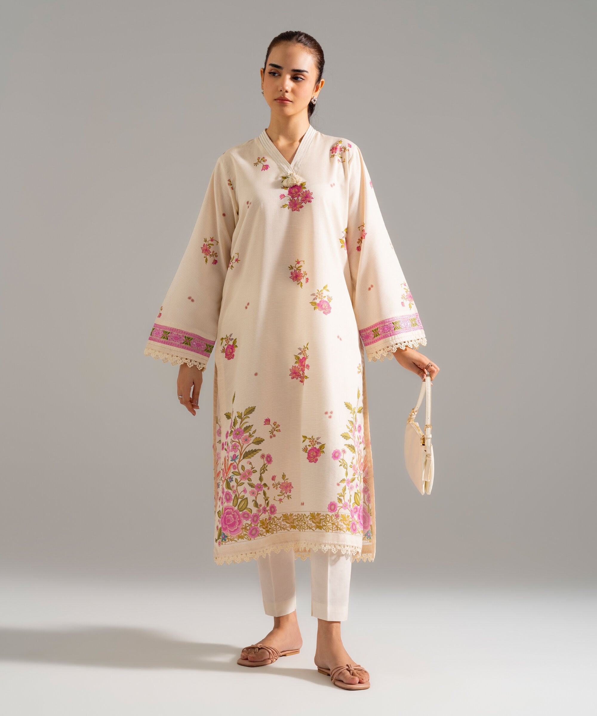 Embroidered Zari Lawn Shirt PRW26HMV920S