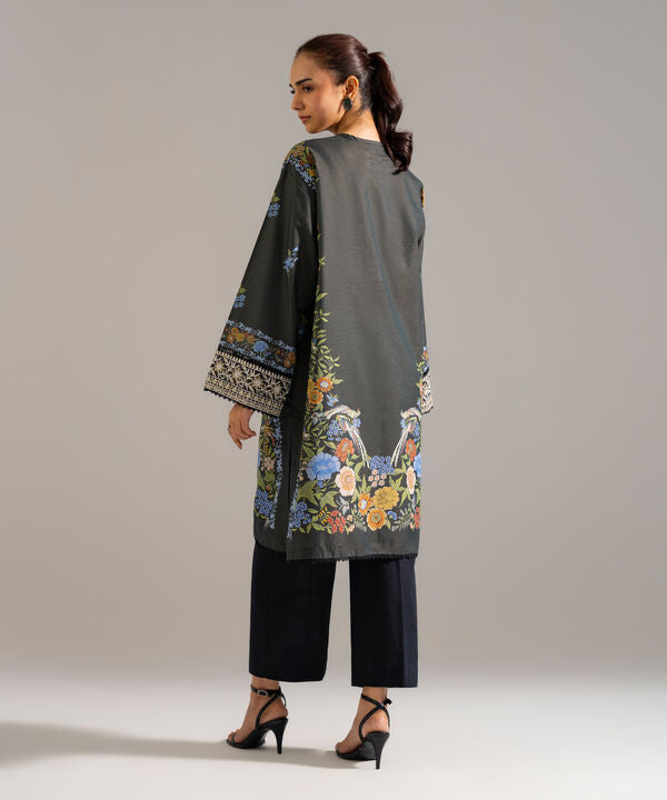 Embroidered Zari Lawn Shirt